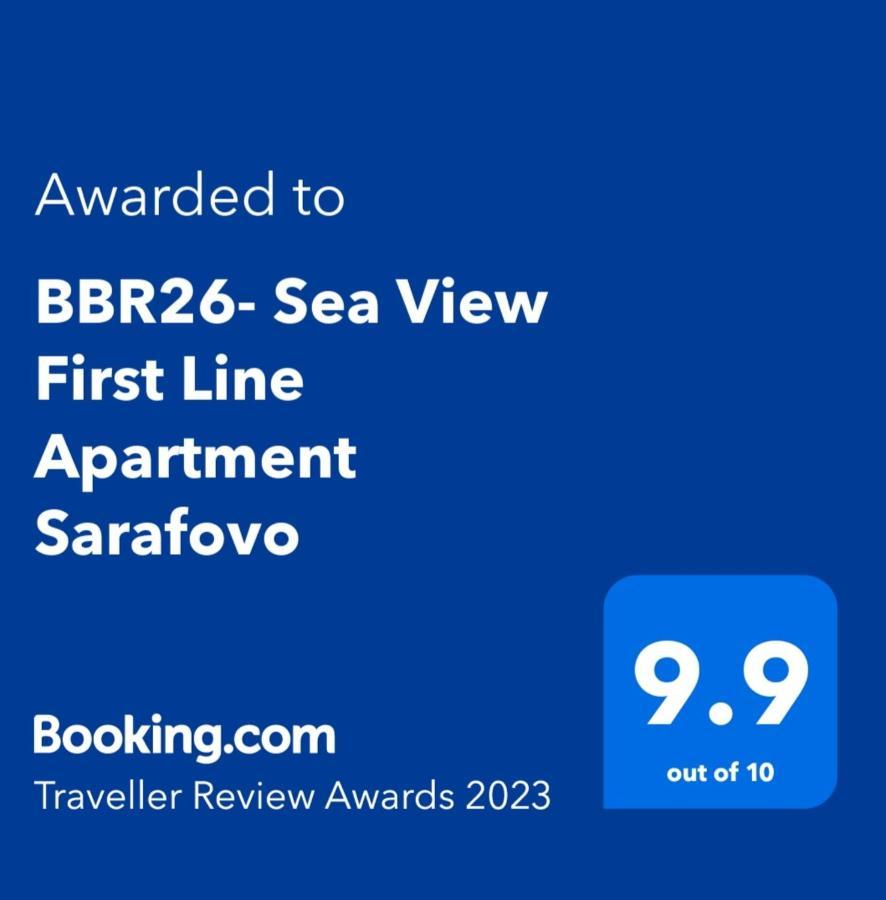 Bbr26- Sea View First Line Apartment Sarafovo Burgas Екстер'єр фото